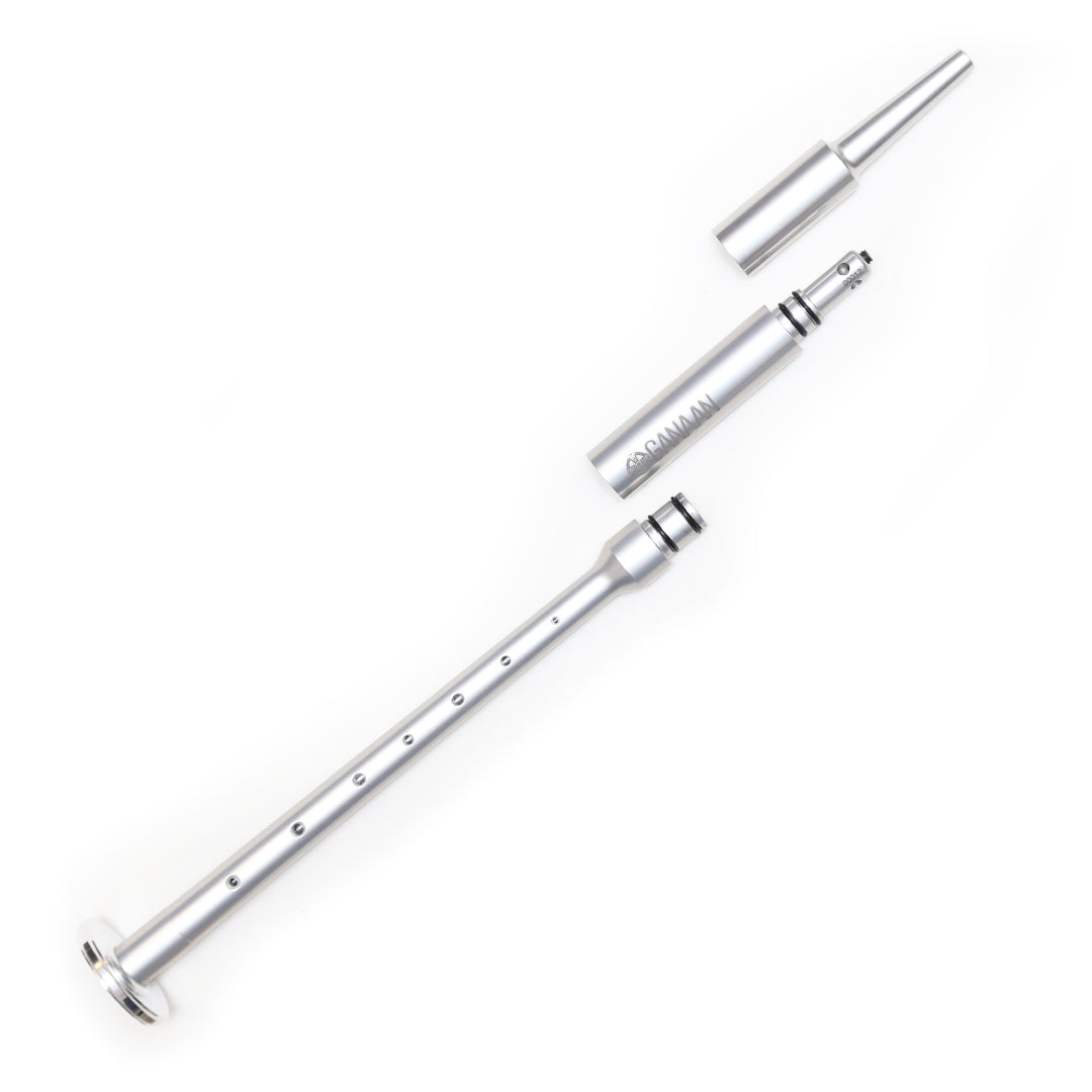 GANAAN MKII Silver Aluminum Practice Chanter Disassembled