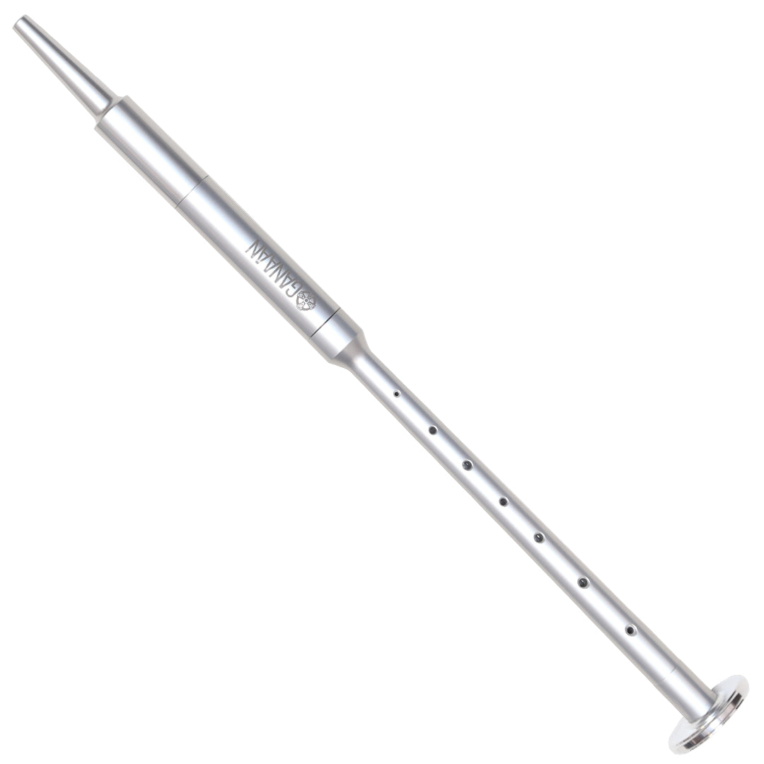 GANAAN MKII Engraved Silver Aluminum Practice Chanter