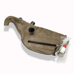 Gannaway Cowhide Pipe Bag (Grommets/Zipper)