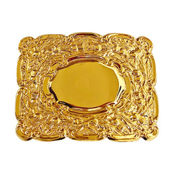Gold Thistle Belt Buckle