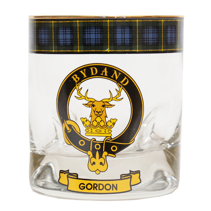Clan Crest Whisky Glass - Gordon