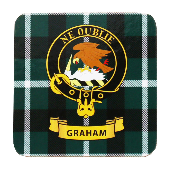 Clan Crest Drink Coaster - Graham