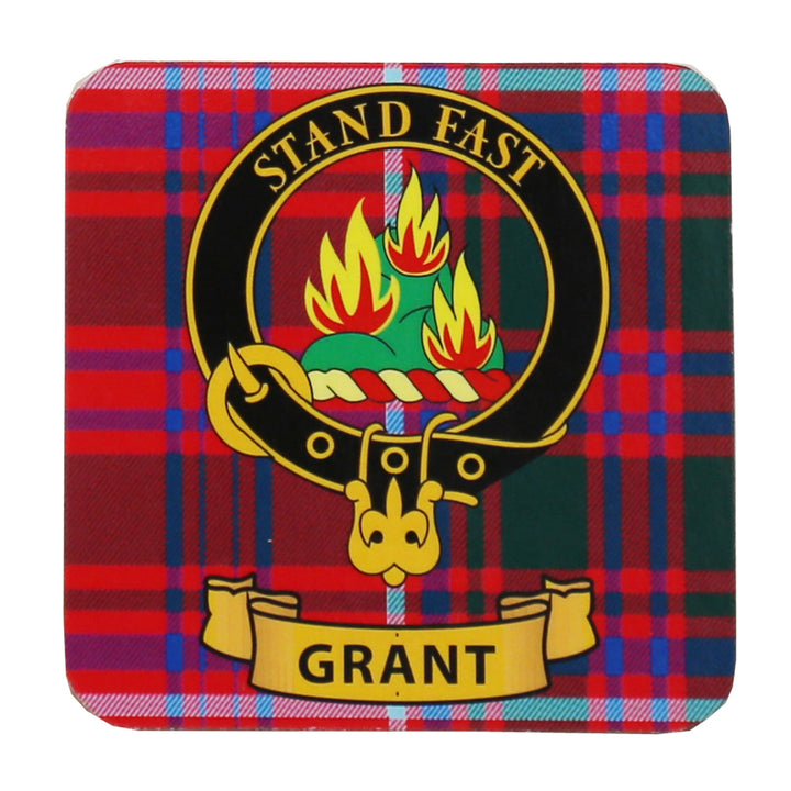 Clan Crest Drink Coaster - Grant