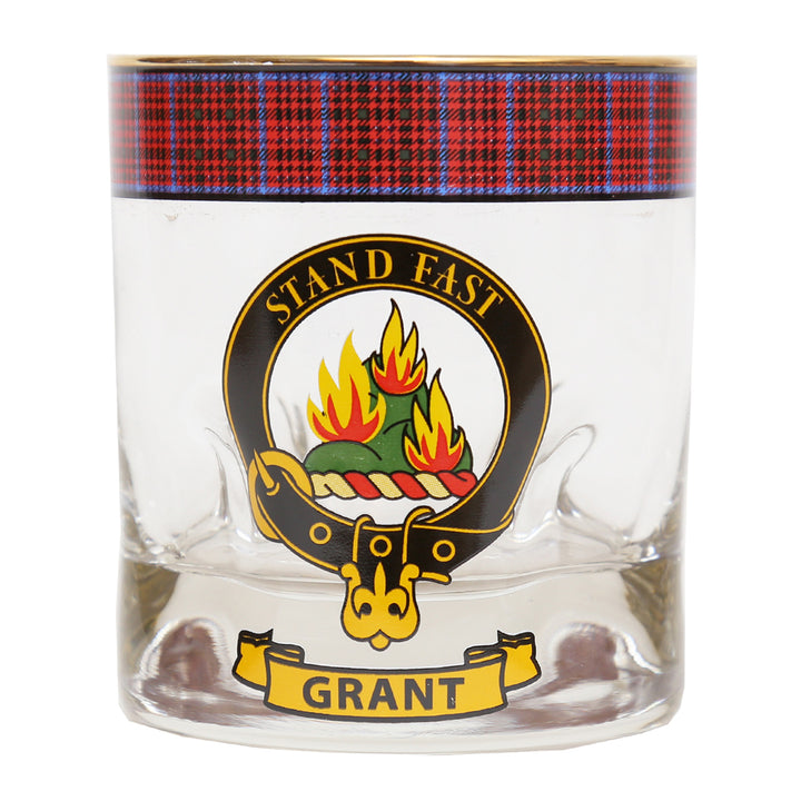 Clan Crest Whisky Glass - Grant