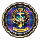 Clan Crest Fridge Magnet - Gray