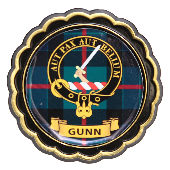 Clan Crest Fridge Magnet - Gunn