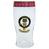 Clan Crest Beer Glass - Hamilton