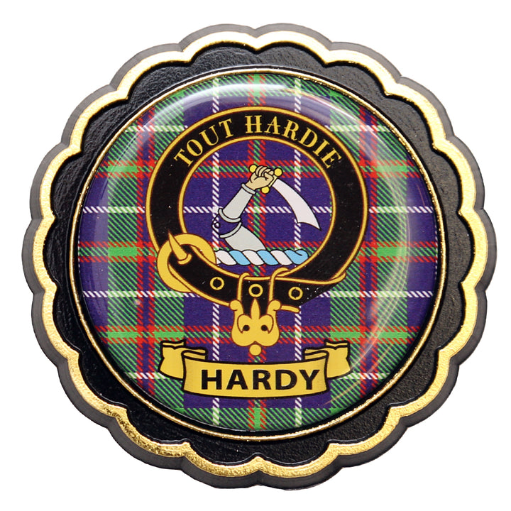 Clan Crest Fridge Magnet - Hardy