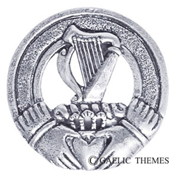 Clan Crest Cap Badge - Harp