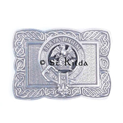 Clan Crest Belt Buckle - Hay