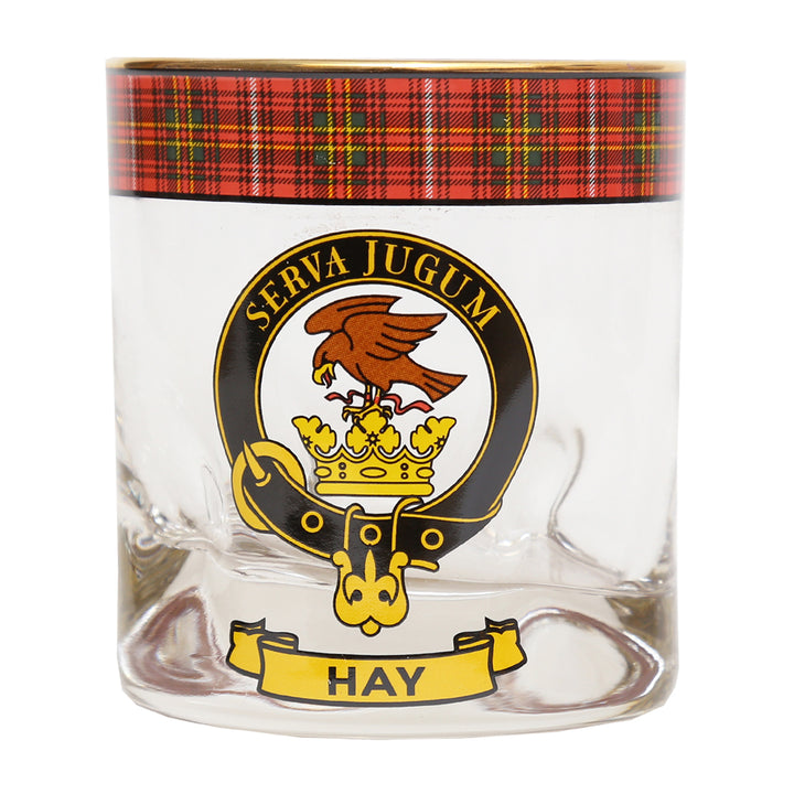 Clan Crest Whisky Glass - Hay