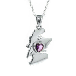 Heart of Scotland Silver Necklace