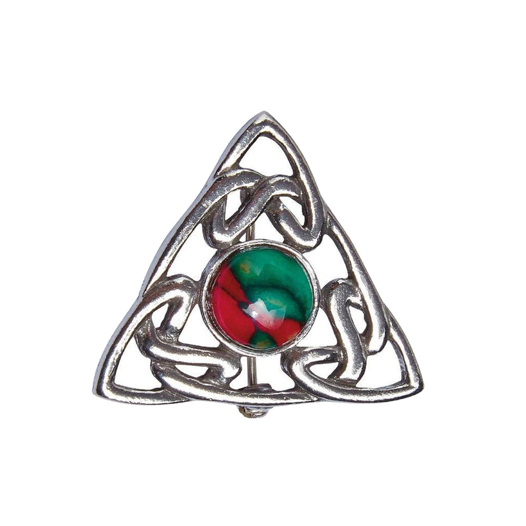 HeatherGems - Celtic Triple Knot Brooch