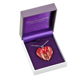 HeatherGems - Large Heart Pendant Red Boxed