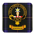 Clan Crest Drink Coaster - Henderson
