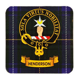 Clan Crest Drink Coaster - Henderson