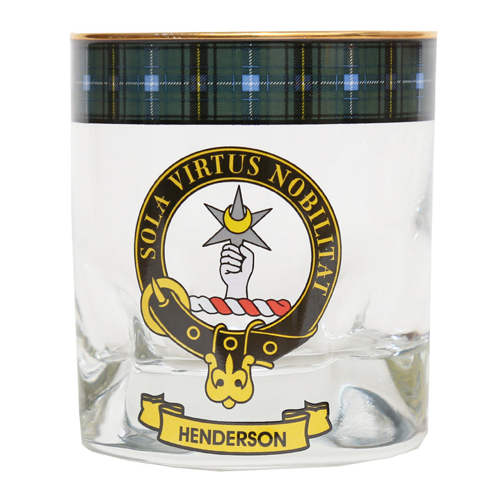 Clan Crest Whisky Glass - Henderson