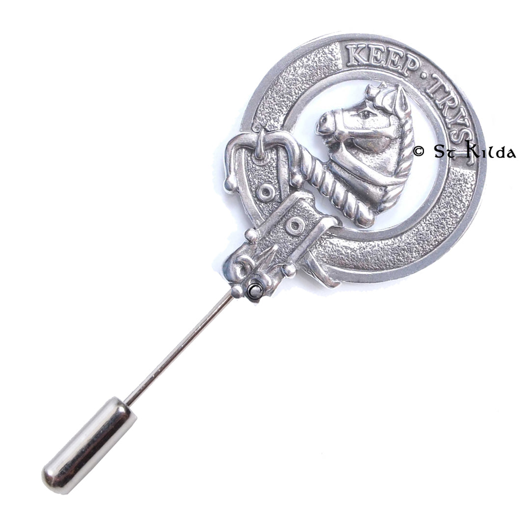 Clan Crest Lapel Pin - Hepburn