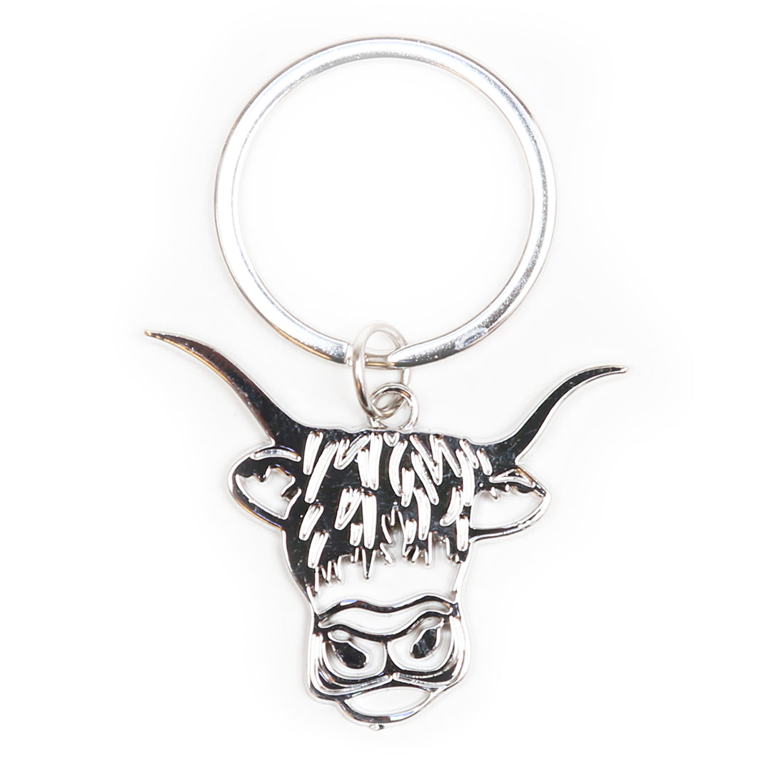 Highland Cow Keychain