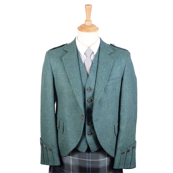 Highland Green Tweed Argyll Jacket