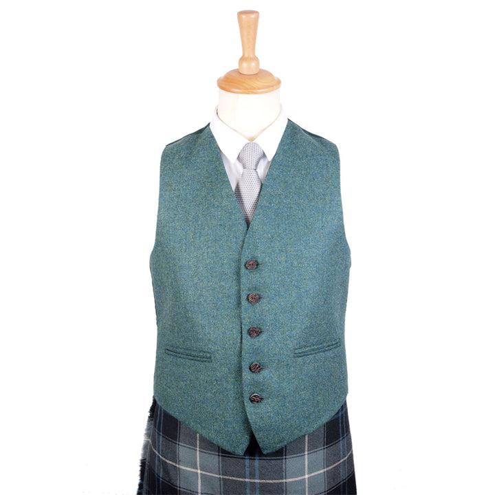 Highland Green Tweed Argyll Vest