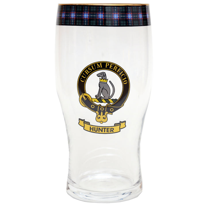 Clan Crest Beer Glass - Hunter
