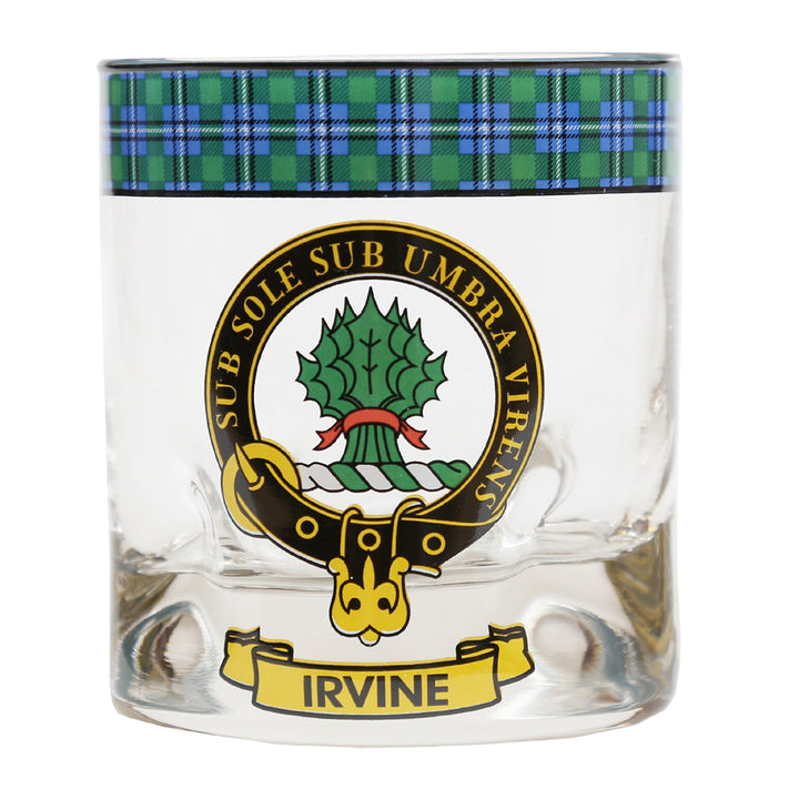 Clan Crest Whisky Glass - Irvine