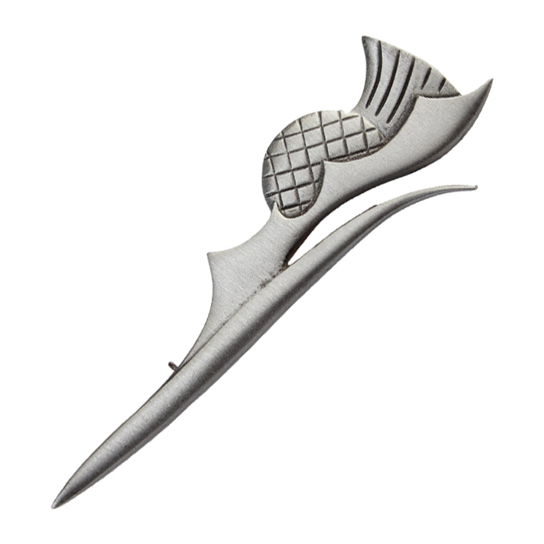 Isla Thistle Matte Kilt Pin