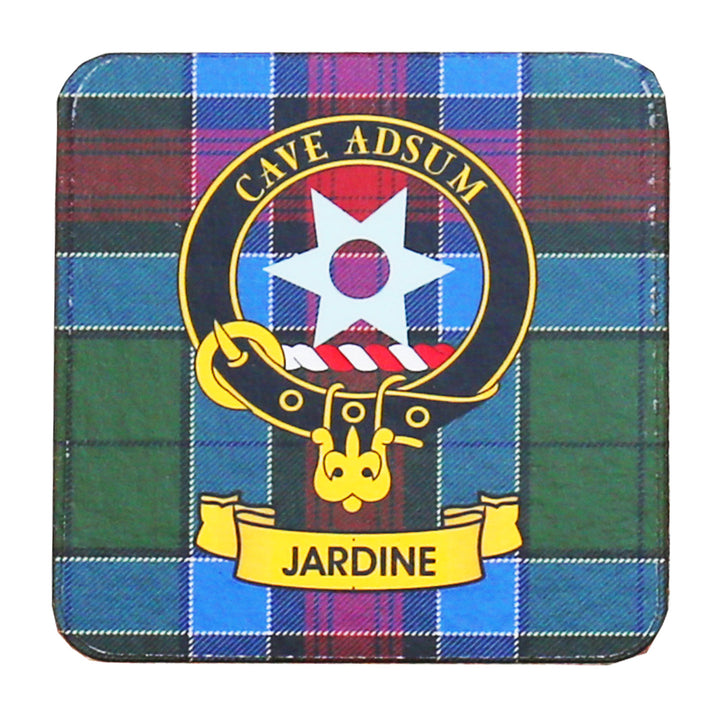 Clan Crest Drink Coaster - Jardine