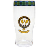 Clan Crest Beer Glass - Johnstone