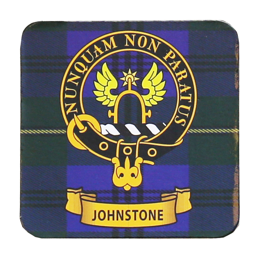 Clan Crest Drink Coaster - Johnstone