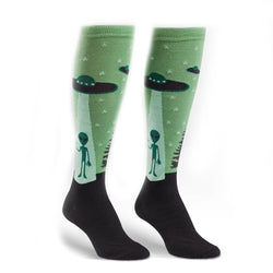 Jr. Practice Knee High Socks (Aliens)