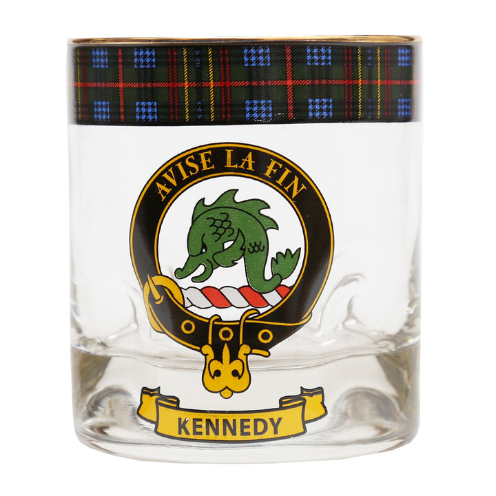 Clan Crest Whisky Glass - Kennedy
