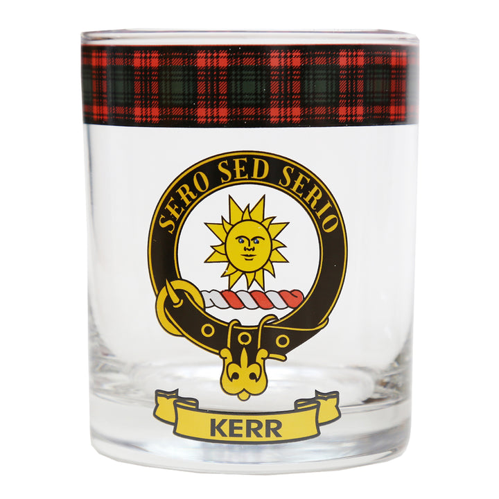 Clan Crest Whisky Glass - Kerr
