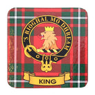 Clan Crest Drink Coaster - King