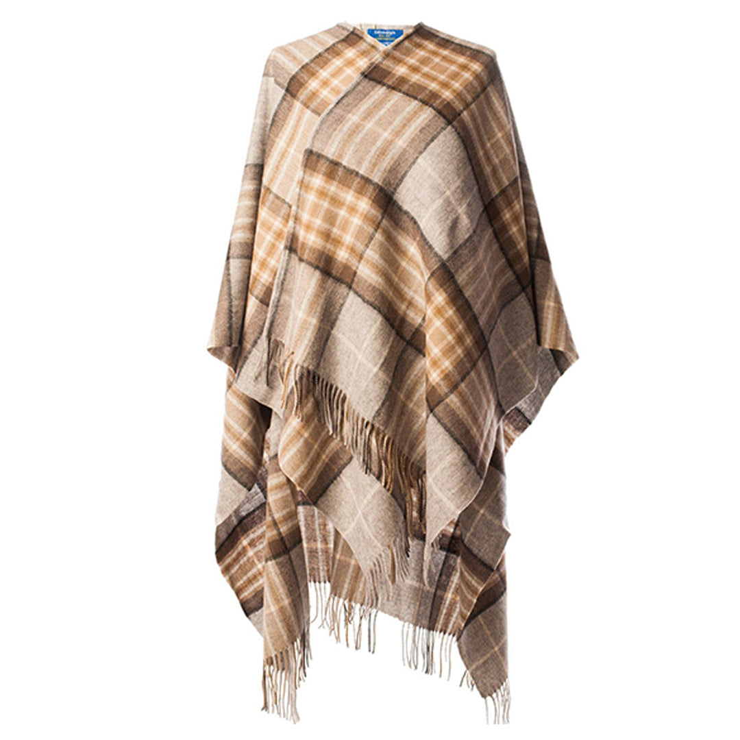 Lambswool Tartan Cape - McKellar