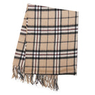 Lambswool Tartan Stole - Thomson Camel