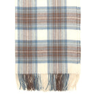 Lambswool Tartan Stole - Stewart Muted Blue