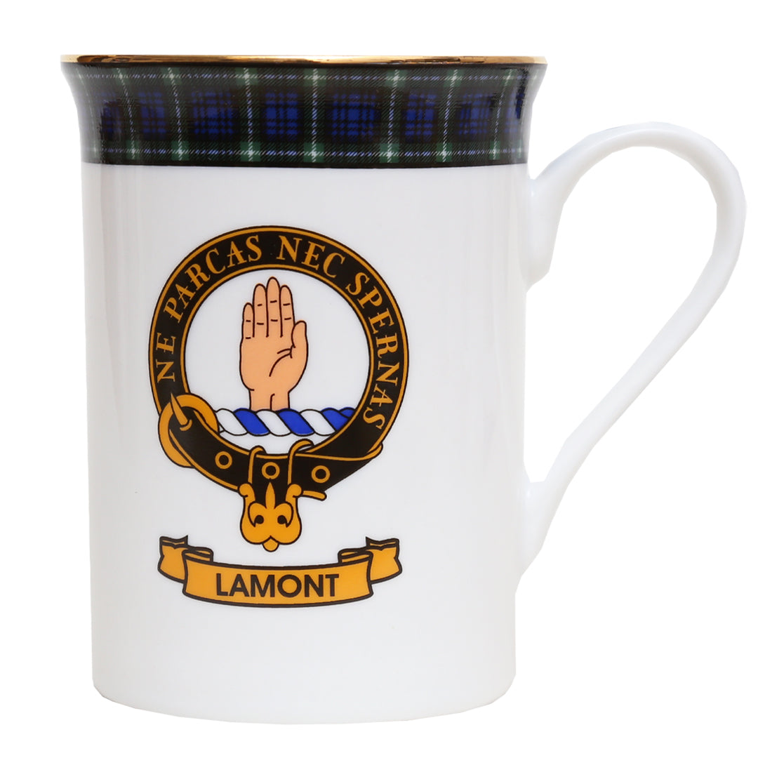 Clan Crest China Mug - Lamont