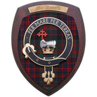 Large MacDonald Wall Plaque Dark Wood