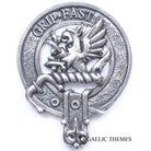 Clan Crest Cap Badge - Leslie