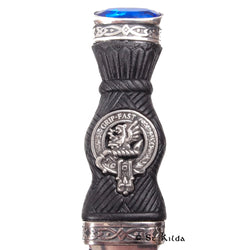 Clan Crest Sgian Dubh - Leslie