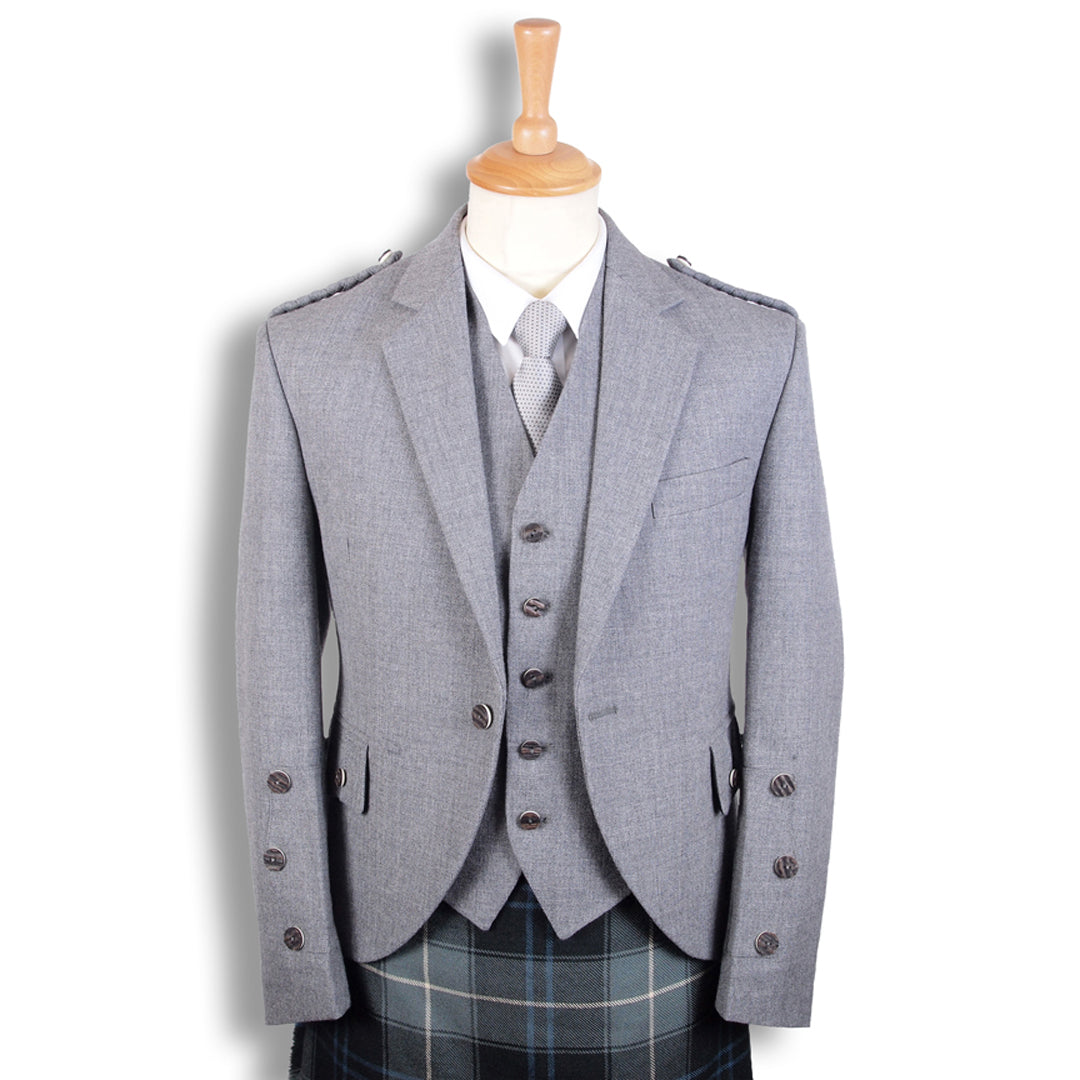 Light Grey Arrochar Braemar Tweed Jacket