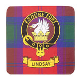 Clan Crest Drink Coaster - Lindsay