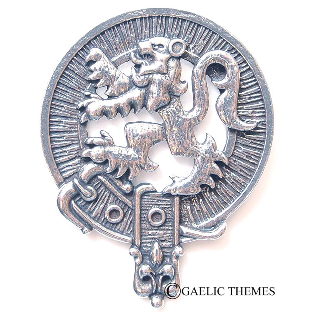 Clan Crest Cap Badge - Lion Rampant