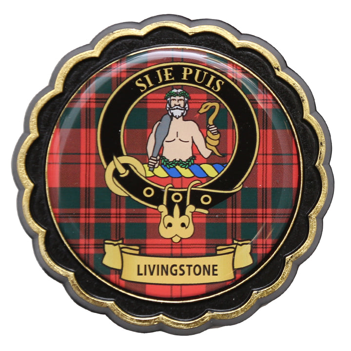 Clan Crest Fridge Magnet - Livingstone