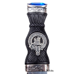 Clan Crest Sgian Dubh - Lockhart