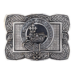 Clan Crest Belt Buckle - MacDonald
