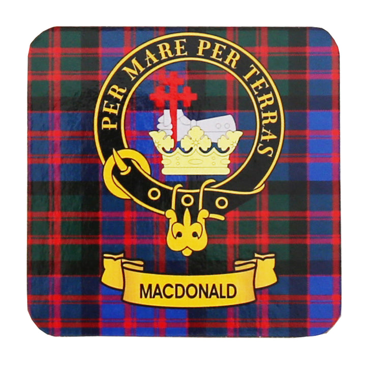 Clan Crest Drink Coaster - MacDonald