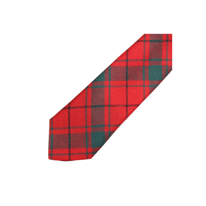 Boy's Tartan Tie - MacDonald Lord of the Isles Red Modern